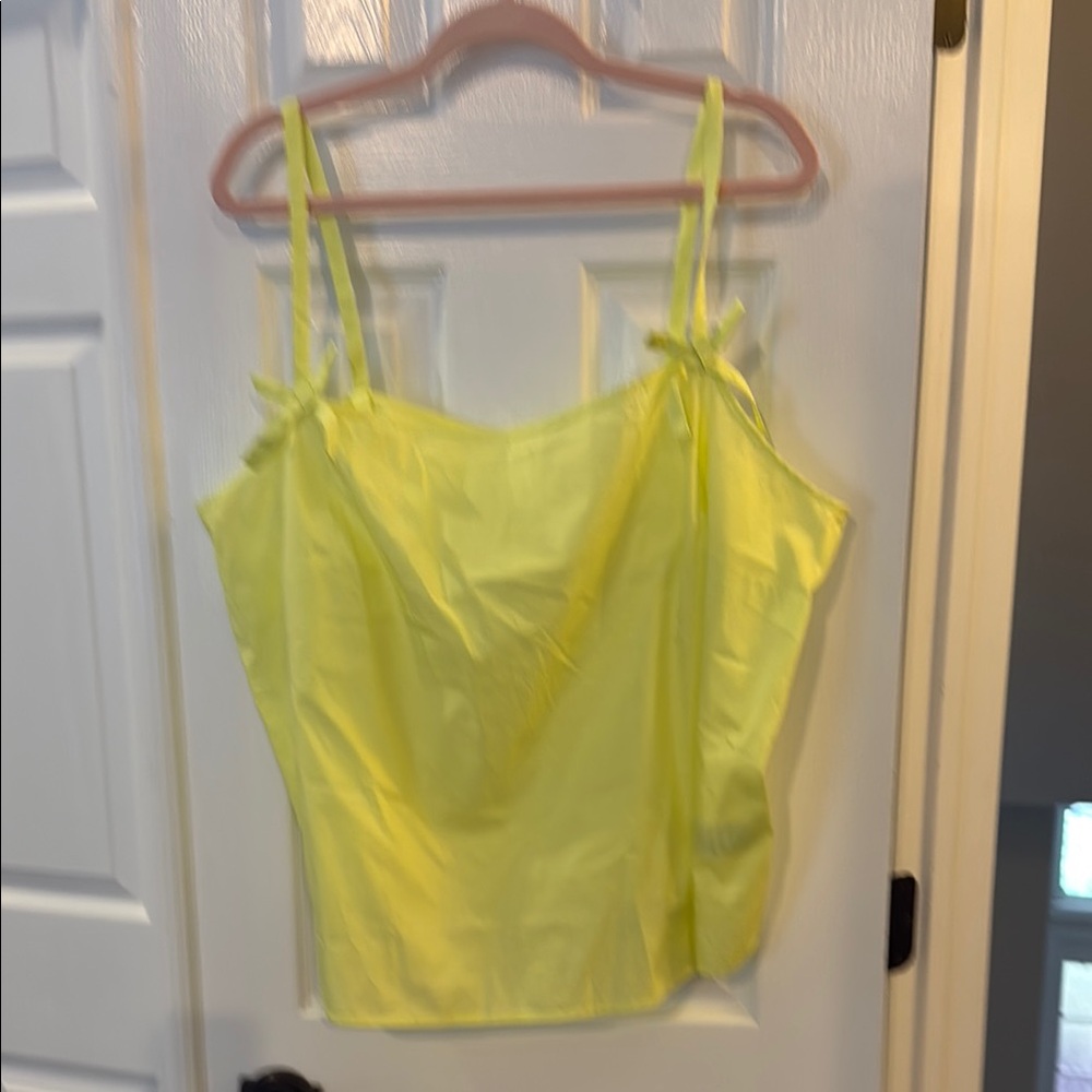 J. Crew Light Yellow Camisole Top